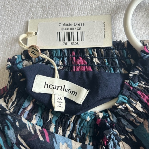 NWT Heartloom Celeste Vibrant Flutter Ruffle Long Sleeve Dress from Revolve - Picture 5 of 11